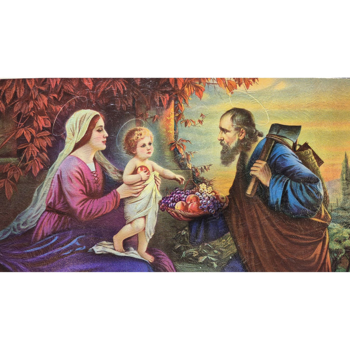 Vintage Frameable print on Artboard Holy Family