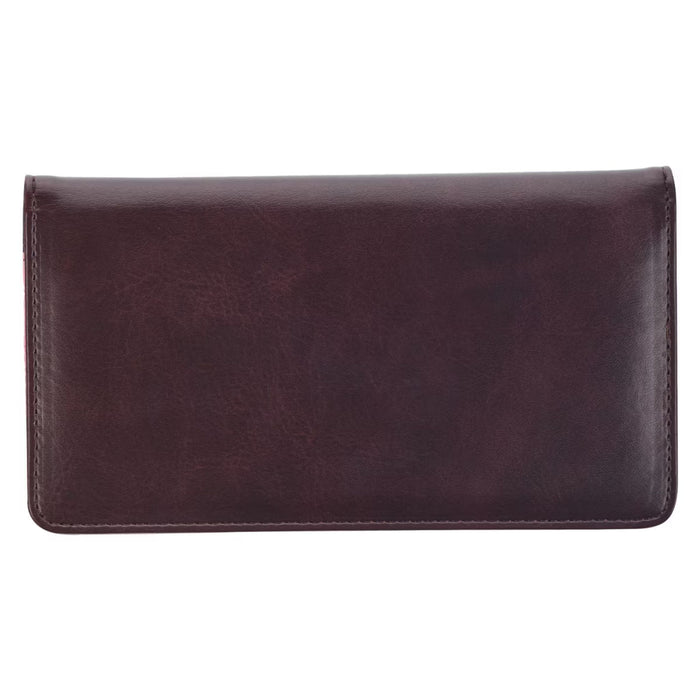 Checkbook Cover "Lord is My Strength & Song" Pink