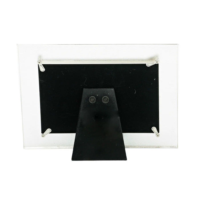 First Communion 4" x 6" Frame in White With Embelished Cross