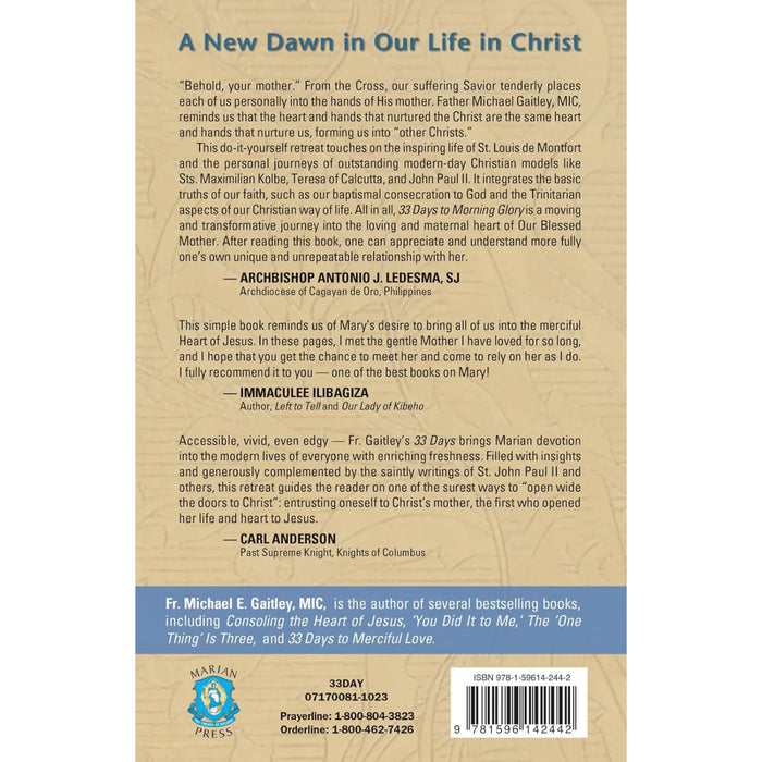 33 Days to Morning Glory by Fr. Michael Gaitley