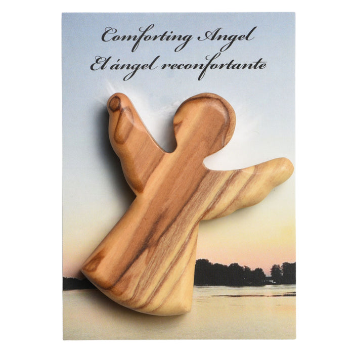 Comforting Angel Olive Wood