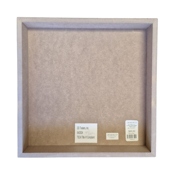 Plaque Black Botanical 10"