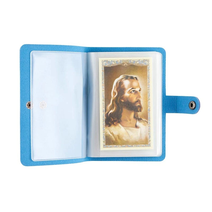 Holy Card Holder in Blue