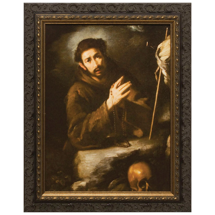 St Francis of Assisi in Prayer Framed Art 8" x 10"