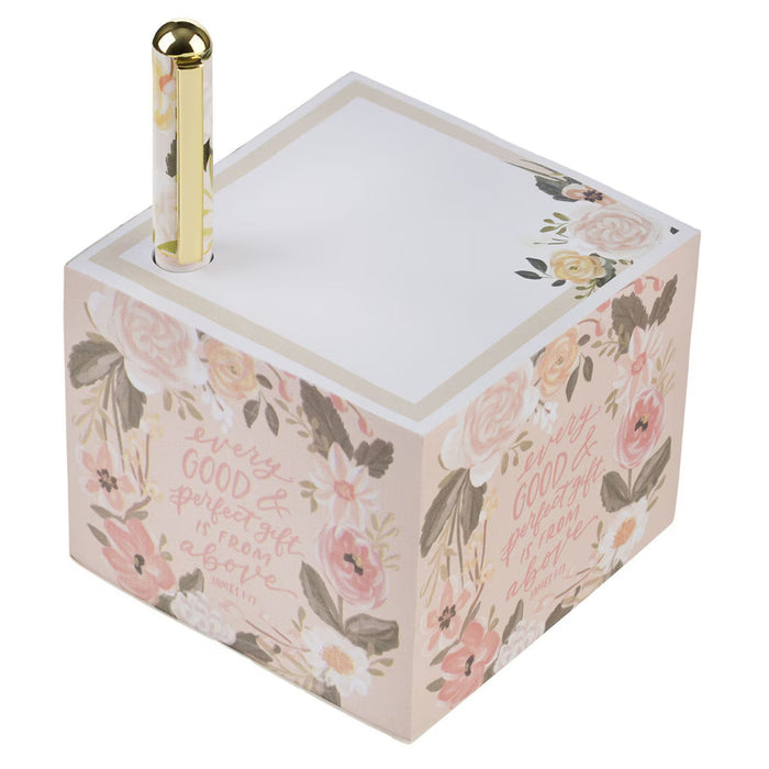 Every Good and Perfect Gift Note Block with Pen Set