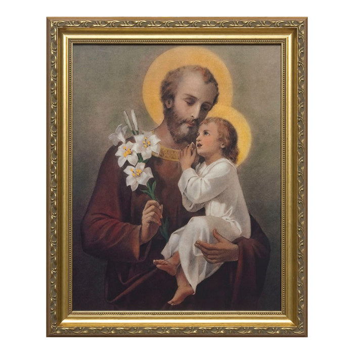 Young Saint Joseph 11" x 14" in Gold Frame