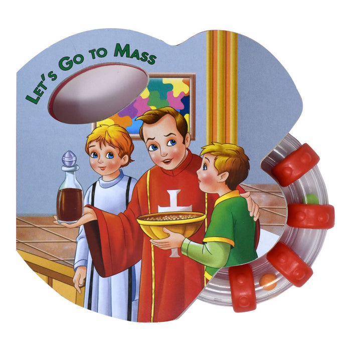 Let's Go to Mass Rattle Handle Board Book