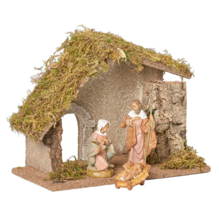 Nativity 3 Piece Set with Italian Style Stable by Fontanini