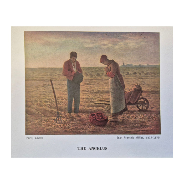 Angelus 4.25" x 5.5"  Print with Prayer on the Back