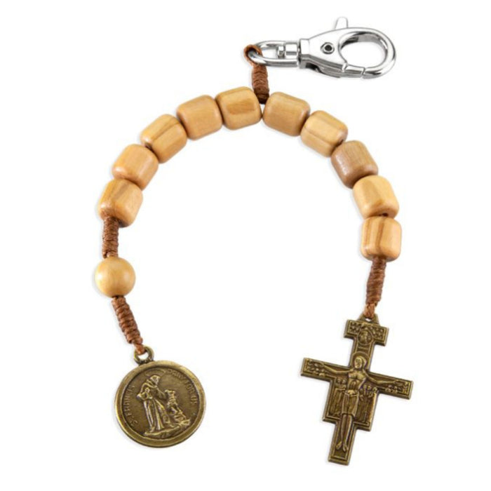 Backpack Clip Franciscan One Decade 10mm Wood