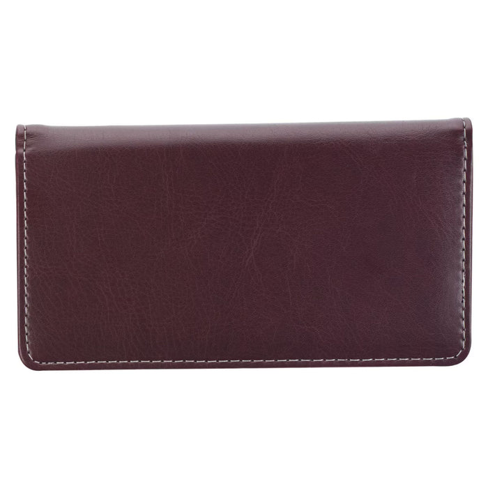 Checkbook Cover "Be Still & Know" Neutral Floral