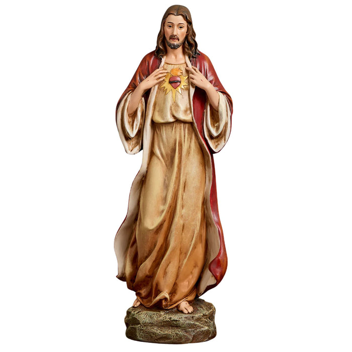 Sacred Heart of Jesus Statue 13.75" High