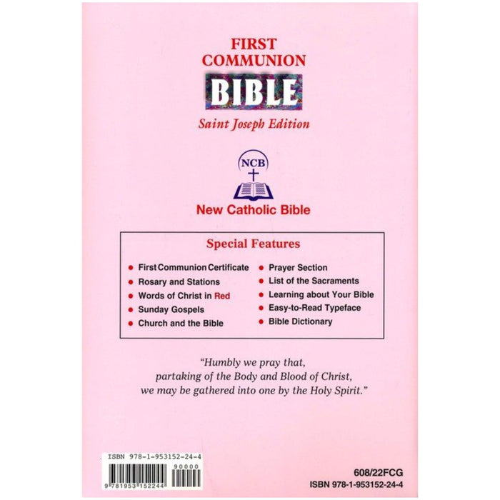 St. Joseph NCB First Communion Edition for Girls