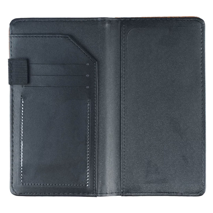 Checkbook Cover "All Things" Honey Brown