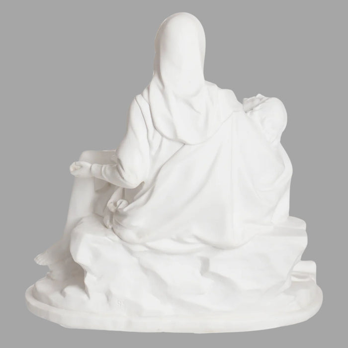 White Pietà Statue 8" High