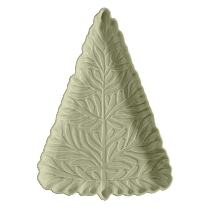 Stamped Tree Platter Sage Mist