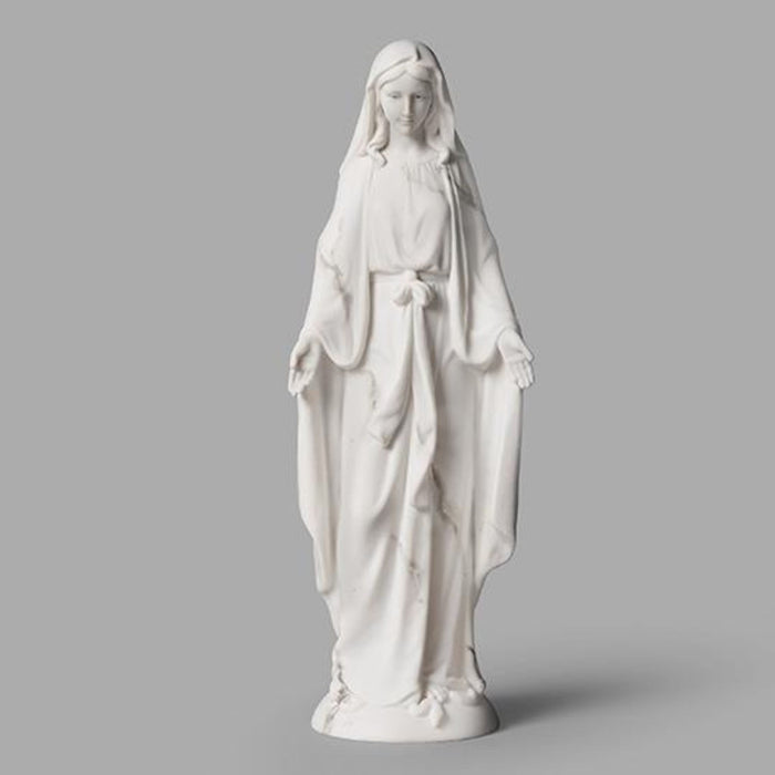Our Lady of Grace Marble Look 8.5" Statue