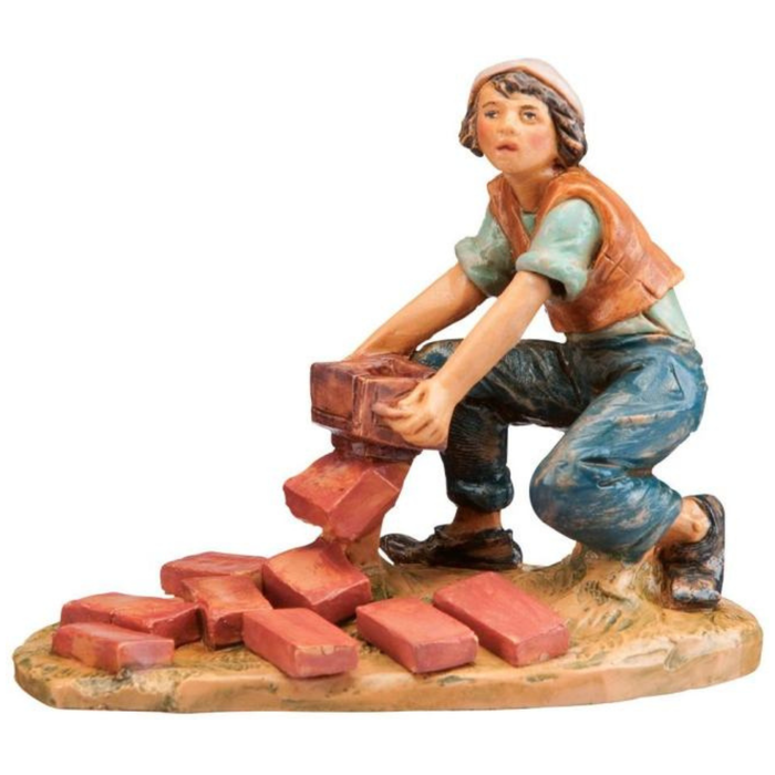 BENAIAH, BRICK LAYER - 5" SCALE FONTANINI