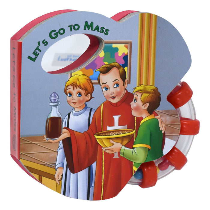 Let's Go to Mass Rattle Handle Board Book