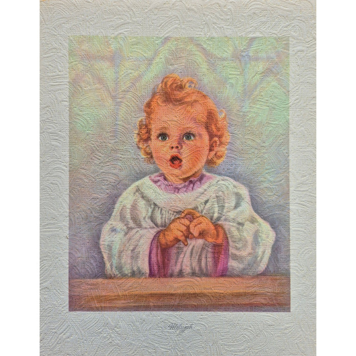 Vintage Baby Board Print 8" x 10"