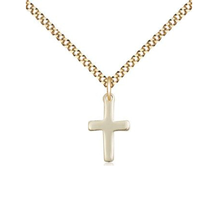 Cross 14kt Gold Filled on 13" Chain