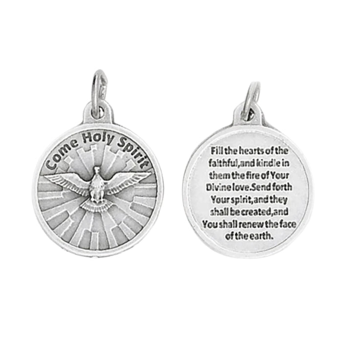 "Come Holy Spirit" 0.75" Round Medal