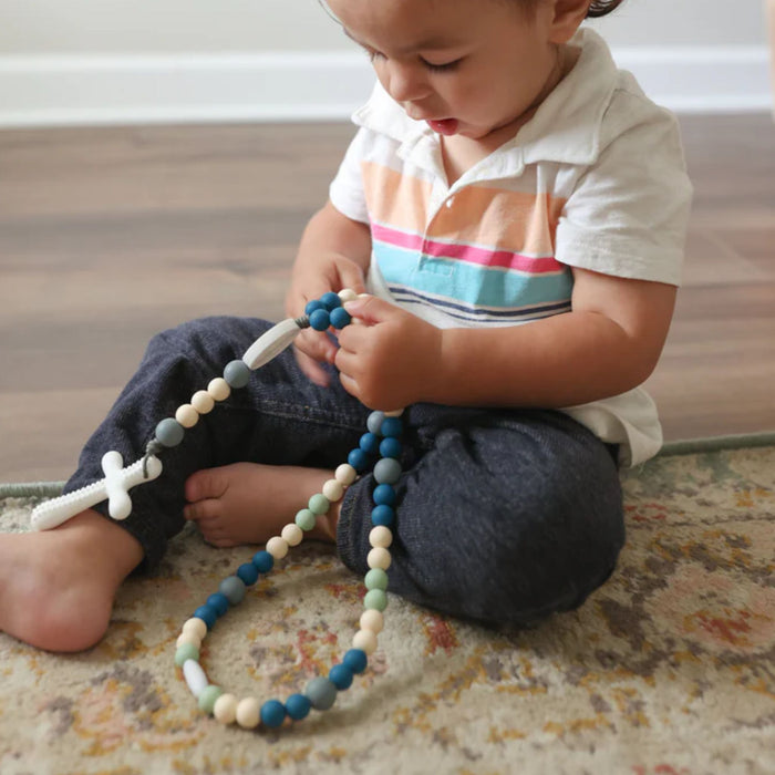 Baby Rosary Assis Blue Silicone