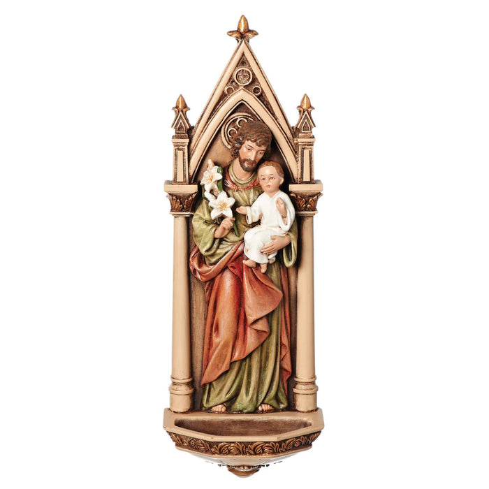 St Joseph Holy Water Font Renaissance Collection
