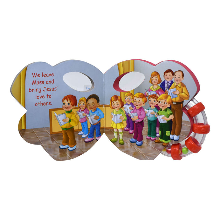 Let's Go to Mass Rattle Handle Board Book