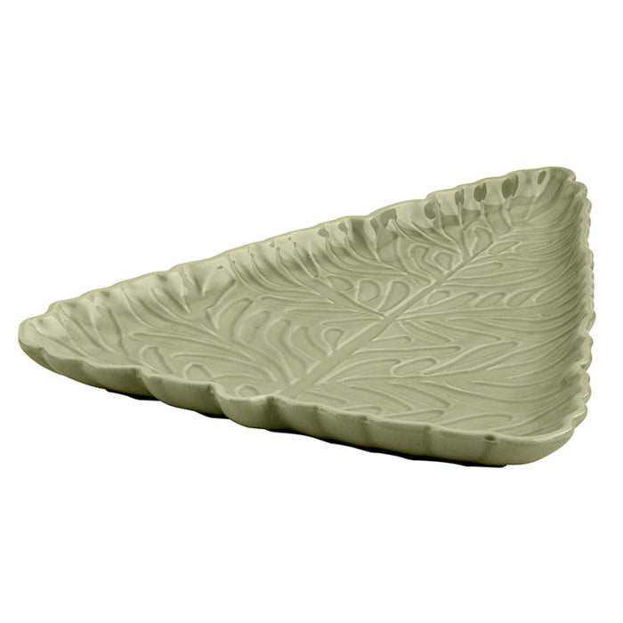 Stamped Tree Platter Sage Mist