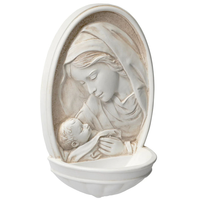 Madonna & Child Holy Water Font Renaissance Collection