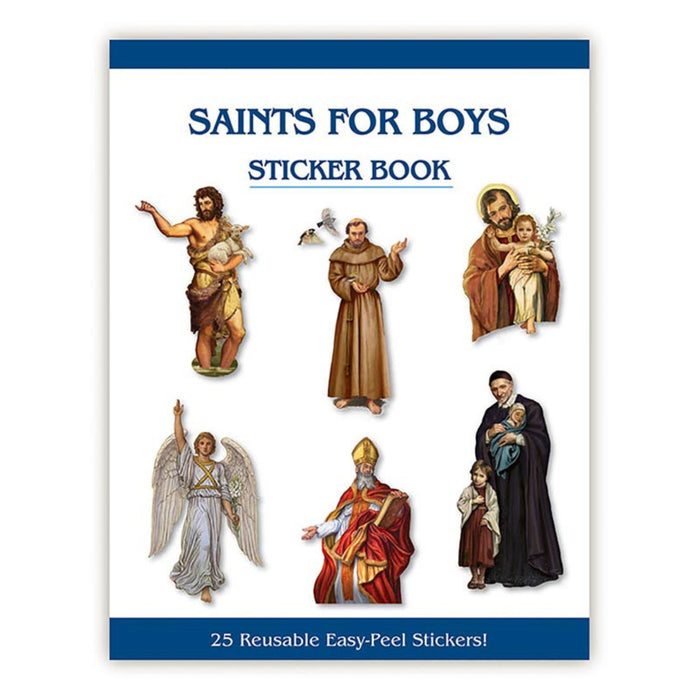 Kids Sticker Book Saints for Boys