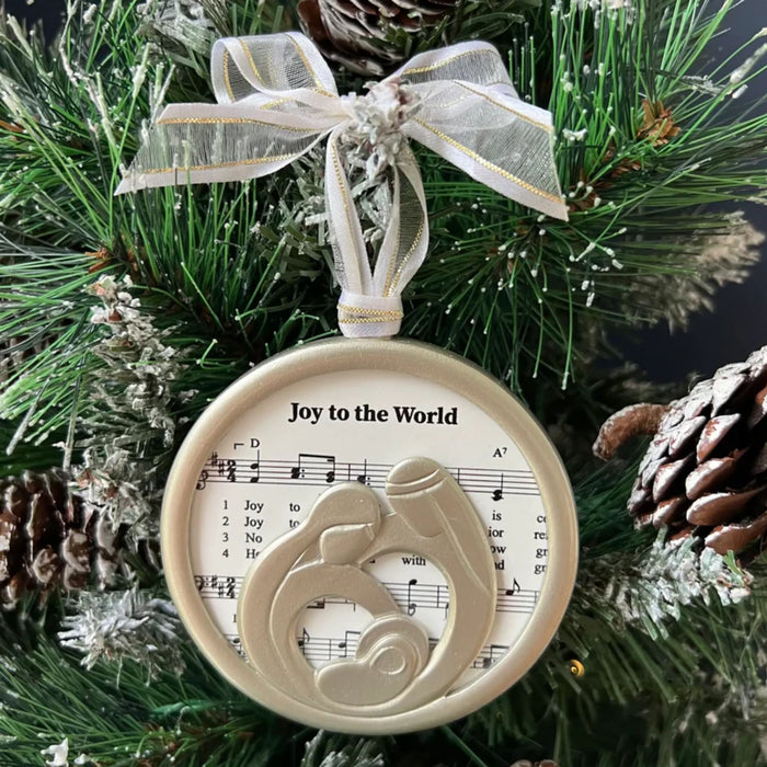 Christmas Carol Ornament "Joy to the World"