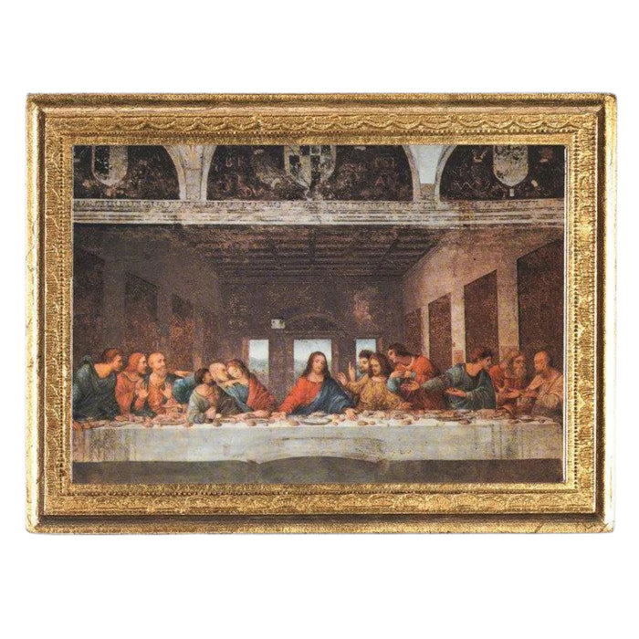 Icon The Last Supper 7.5" Gold Leaf
