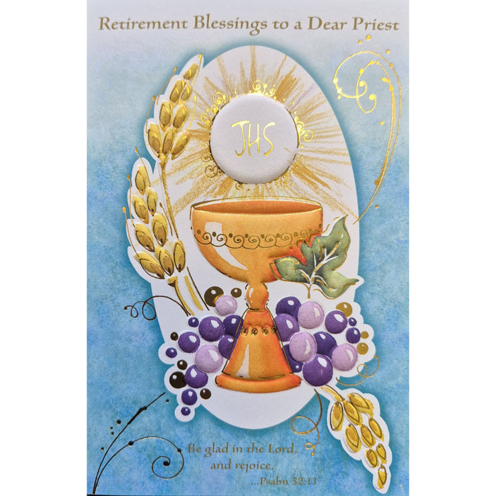 Greeting Card Priest Retirement Blessings
