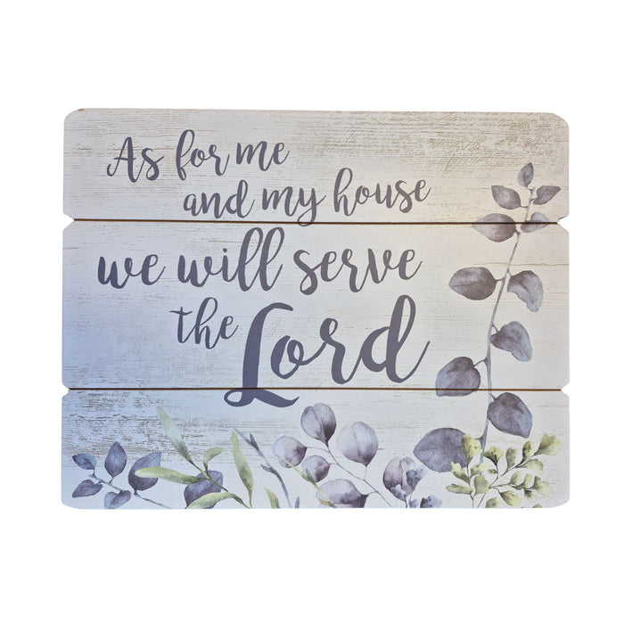 Wall Plaque "As for Me and My House"