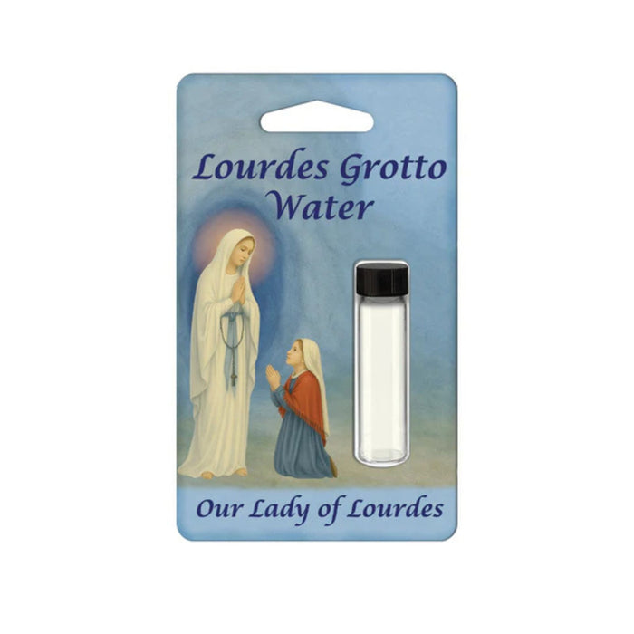 Lourdes Grotto Water with Prayer Card - NOT BLESSED
