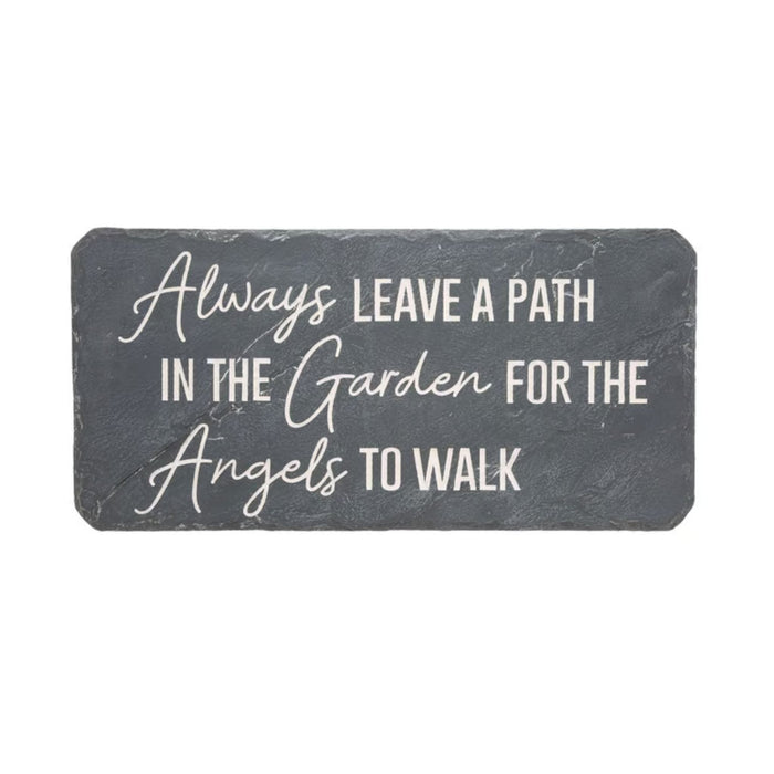 Garden Path Stone "Always Leave A Path for the Angels"