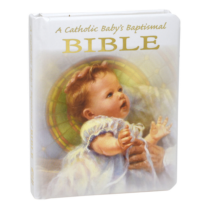 A Catholic Baby's Baptismal Bible