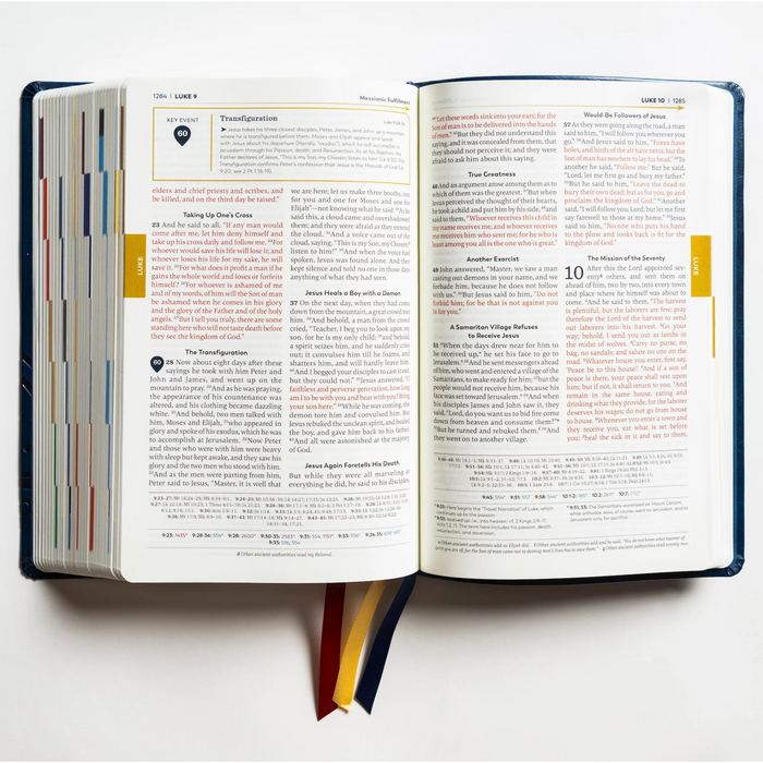 GREAT ADVENTURE CATHOLIC BIBLE - NAVY BLUE IMITATION LEATHER