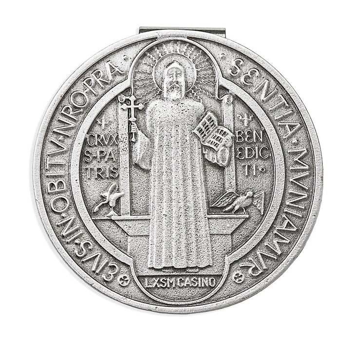 Visor Clip St Benedict Medal