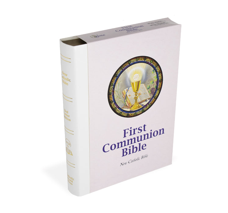 NCB Bible First Communion Edition in White