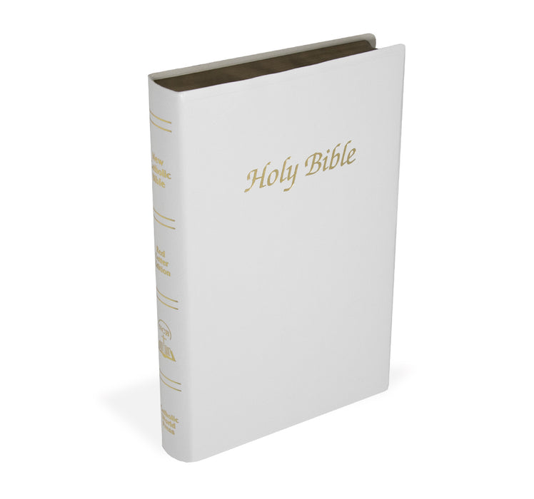 NCB Bible First Communion Edition in White