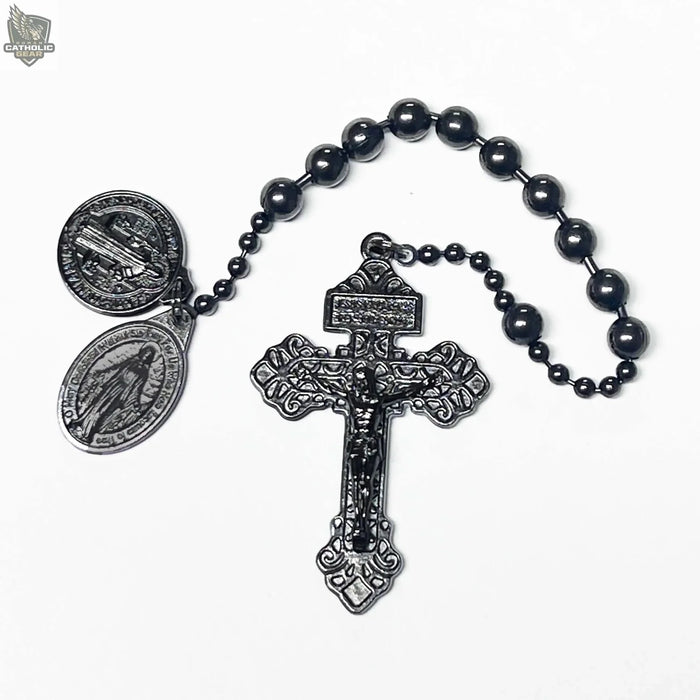 WW1 Pocket Combat Rosary Gun Metal