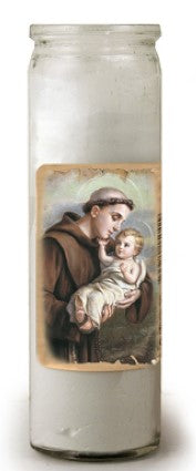 ST ANTHONY 3-DAY CANDLE 8.25"