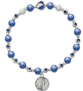 BRACELET - OUR LADY OF LOURDES - STRETCH