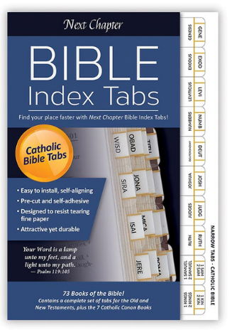 Bible Tabs - Catholic Version - Slim