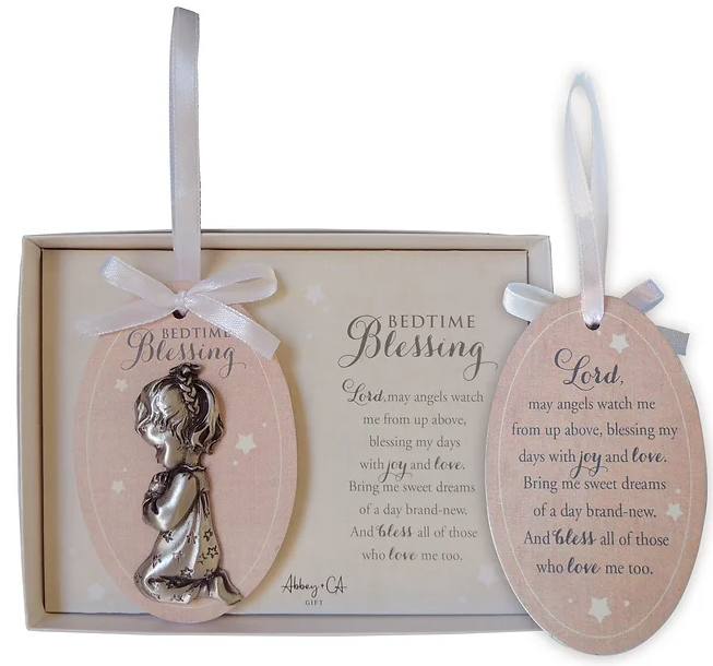 CRIB MEDAL - GIRL BEDTIME PRAYER