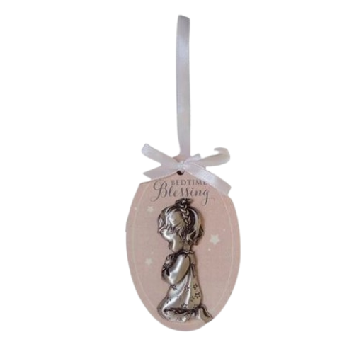 CRIB MEDAL - GIRL BEDTIME PRAYER