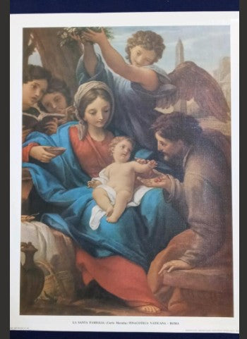 La Santa Famiglia (Holy Family) Large Print